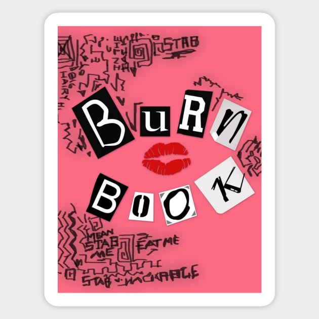 burn book Sticker by ghjura